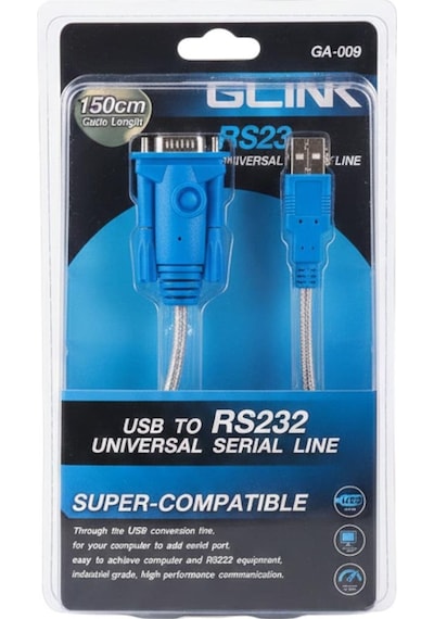 Powermaster Pm-21764 Usb To Rs232 1.5 Metre Üniversal Serial Line Glink Ga-009