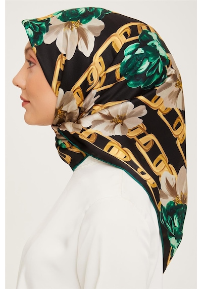 Armine Twill İpek Eşarp 23ka9034 2 01 Çok Renkli