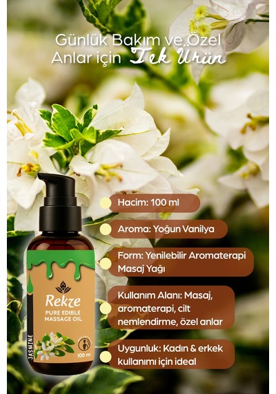 Masaj Yağı Yasemin Aromalı Vücut Masaj Yağı Etkili 100 Ml - 636163890
