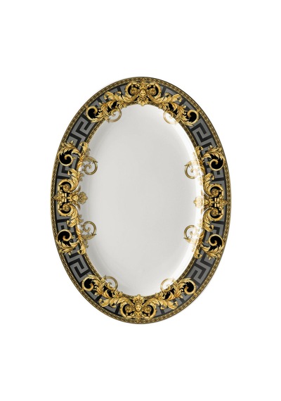 Versace Prestige Gala Oval Porselen Servis Tabağı 40 Cm 19325-403637-12740
