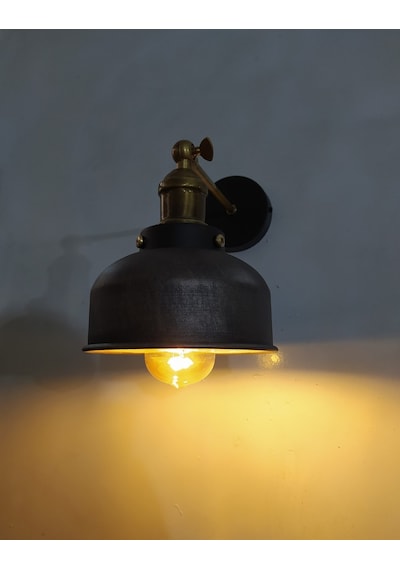 Mylights Retro Rustik Antirasit Başlıklı Aplik Duvar Lambası Diğer