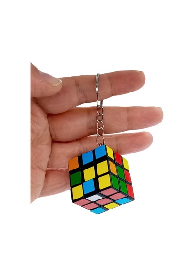Zeka Küpü Sihirli Rubik Küp Anahtarlık