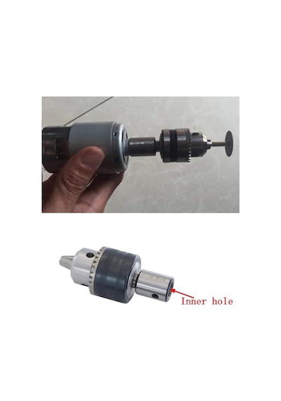 Motor için Küçük Anahtarlı Metal 6 MM Mandren 4 MM-8 MM Kaplinli Set