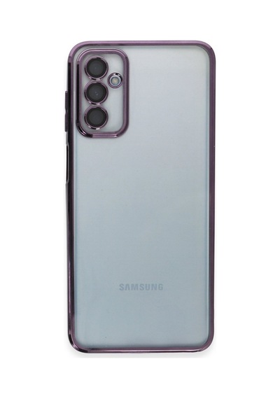 Galaxy M23 Kılıf Razer Lensli Silikon - Mor