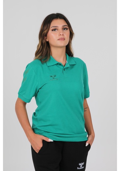 Hummel Armin Pamuklu Polo Yaka Tişört Yeşil