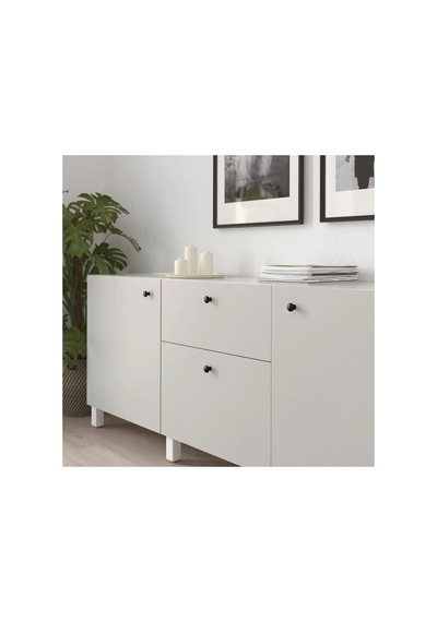 Ikea Eneryda 2'li Mobilya Kulpu 27 Mm Siyah