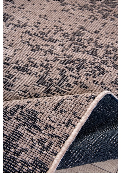 Bej Şönil Kilim Makinede Yıkanabilir Kaymaz Taban Halı Yolluk Bej