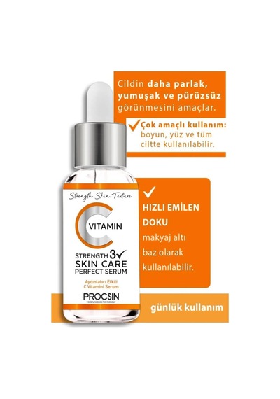 Cilt Bakım Yağı 190 Ml +procsın C Vitamini Serumu 20 Ml