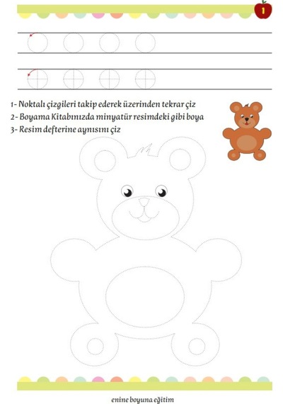 Çizgi Boyama Seti 3 Kitap