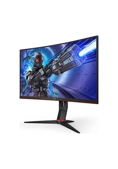 Aoc 27" C27g2ze/bk 0.5 Ms 240hz Freesync Curved Monitör Ölü Pixel-kutusu Açılmış Ürün