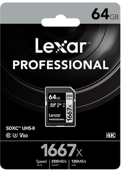 Lexar Professional 64Gb 250Mb/S Sdxc Hafıza Kartı