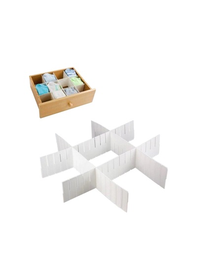 Çekmece Düzenleyici 4'lü 10x40 Cm 4 Adet Plastik Çok Renkli Diğer