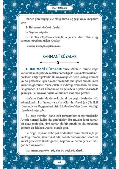Büyük Rüya Tabirleri Ansiklopedisi Ciltli İmam Nablusi / İma...