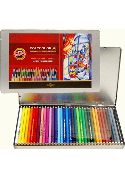 Koh-ı Noor Set Of Artist S Coloured Pencils 3825 36