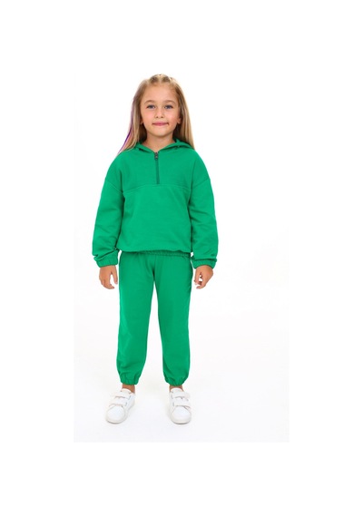 Toontoy Kids Toontoy Kız Çocuk Armalı Eşofman Takım Çimen Yeşili