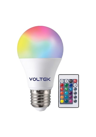 Voltek 9w Kumandalı Beyaz+rgb Led Ampul