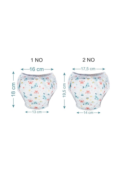 Sevi Bebe 4'lü Tek Kullanımlık Alıştırma Çamaşırı - Standart 88A5800259SS