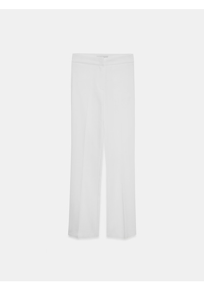 Dilvin 72641 Çan Paça Pantolon-beyaz Beyaz