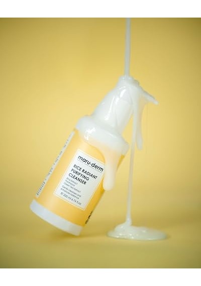 Maruderm Pirinç Özlü Aydınlatıcı Yüz Temizleme Jeli Nazik Arındırıcı, Nemlendirici Ve Canlandırıcı Temizleyici, 200 Ml