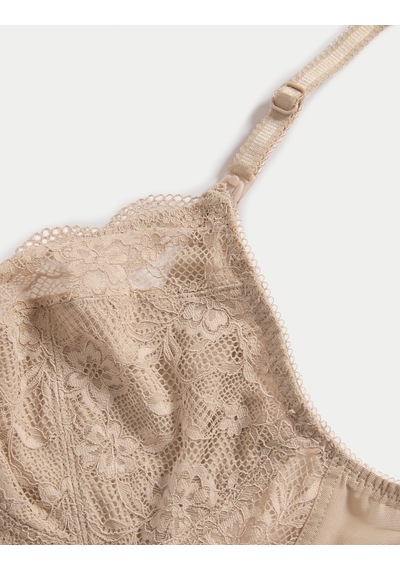 Marks & Spencer Jasmine Dantel Detaylı Sütyen T33000788 Bej