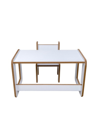 Çocuk Oyun, Aktivite Ve Etkinlik Masası, Beyaz-beyaz, 18mm Mdf Beyaz