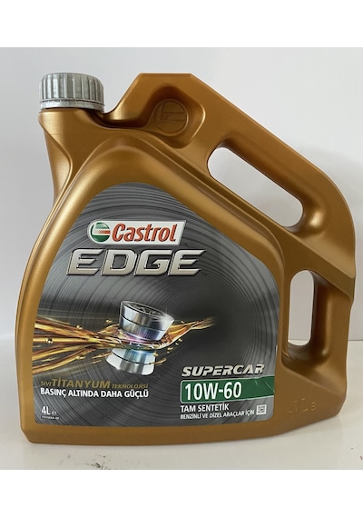 Castrol Edge Supercar 10W-60 Motor Yağı 4 L