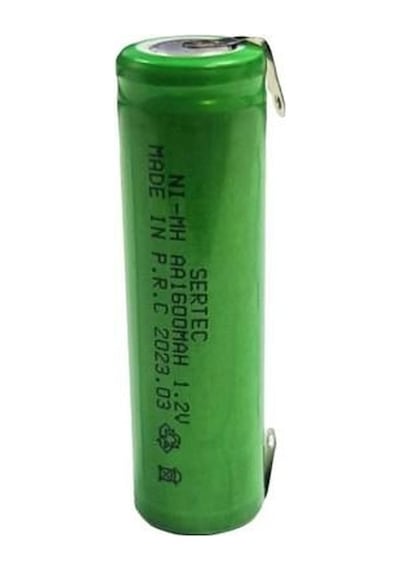 Sertec 1.2volt 1600mah Aa Ni-mh Şarjlı Kalem Pil Puntolu 1 Adet