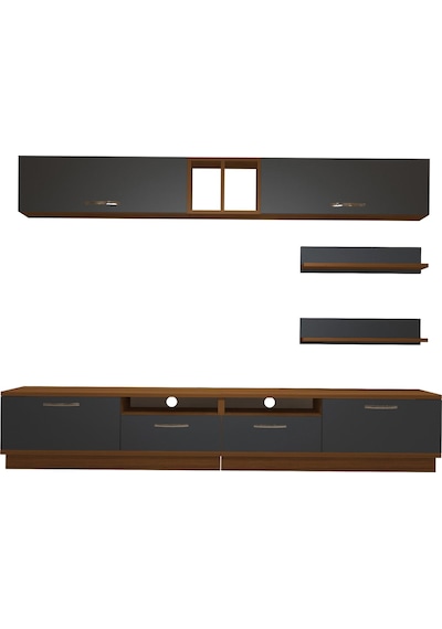 Decoraktiv Trendstyle 5220 Mdf Tv Ünitesi Tv Sehpası Ceviz - Antrasit