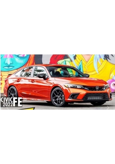 Civic Fe Batman Yarasa Ayna Kapağı Piano Black / 2022 Sonrası
