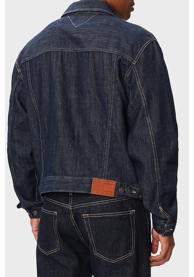 Tommy Jeans Pamuklu Relaxed Fit Kot Ceket Erkek Mont Dm0dm23328 1bk Mavi