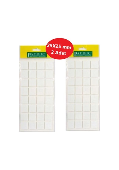 Zemin Koruyucu, 25x25 mm EVA, Beyaz (2 Adet)