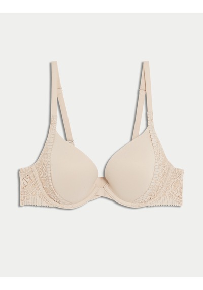 Marks & Spencer Body Soft Wired T Shirt Sütyeni Bej