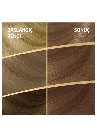 Hubrendy Tedarik Naturals Saç Boyası Açık Küllü Kumral 8/1