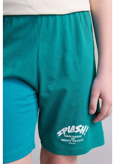 Defacto Baskılı Tişört Şort Pijama Takımı Erkek Çocuk H8195a826hsyl240 Sarı-yl240