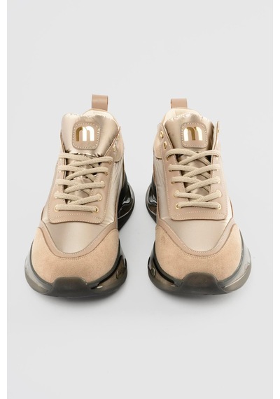Mubiano Kadın Sneaker Kalın Tabanlı Bağcıklı Myra Vizon Vizon Mubiano Kadın Sneaker Kalın Tabanlı Bağcıklı Myra Vizon Vizon