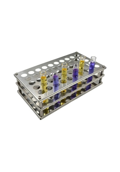Borox Tüp Standı 50 Tüplük Tüp Standı Paslanmaz Çelik 13 MM