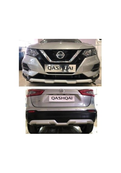 Nissan Qashqai 2017+ Uyumlu Yedek Parça Ön-arka U Model Difüzör