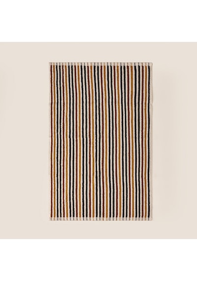 Soft Somo İpliği Boyalı Yüz Havlusu - Renkli - 50x90 Cm Çok Renkli