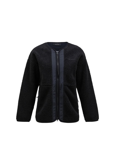 Peak Performance Peak Performance Heavy Pile Oversized Kadın Siyah Fleece 28860 Siyah