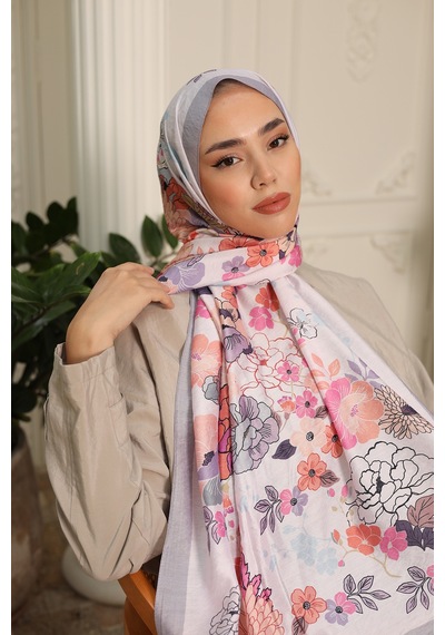 Silk Home Olinda Şal 49004-05 Beyaz