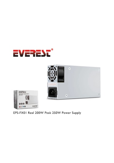 Everest Eps-fx01 Real 200w Peak 250w Slim Power Güç Kaynağı Kdo