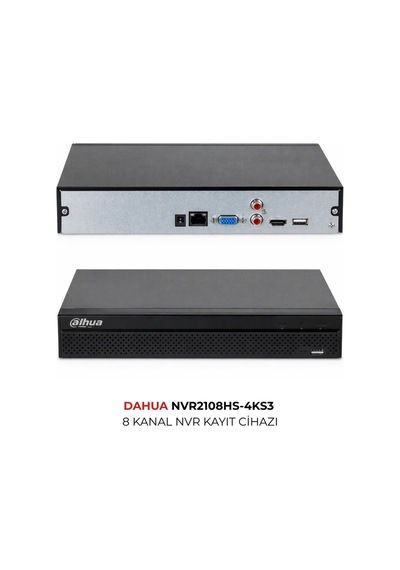 Nvr2108hs-4ks3 8 Kanal Profesyonel Ip Kamera Kayıt Cihazı