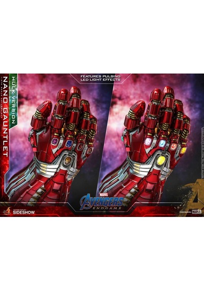 Hot Toys Nano Gauntlet (Hulk Version) Quarter Scale  R e p l i c