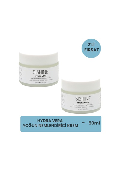 Yoğun Nemlendirici Onarıcı Bakım Kremi - Hydra Vera - 2 Adet