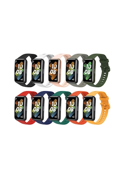 Huawei Band 7 Krd-71 Uyumlu Zore Kordon-turuncu