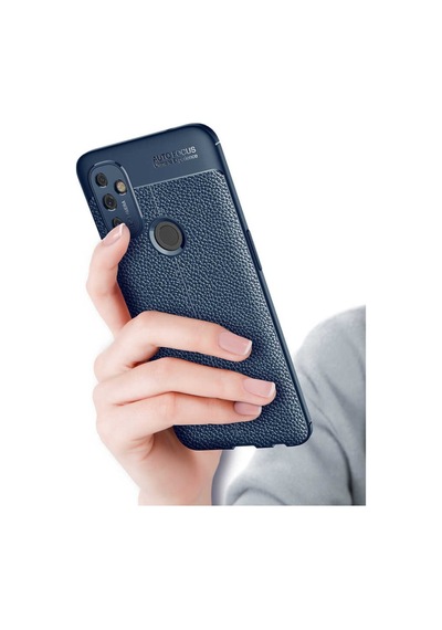 One Plus Nord N100 Kılıf Zore Niss Deri Desenli Silikon Kılıf