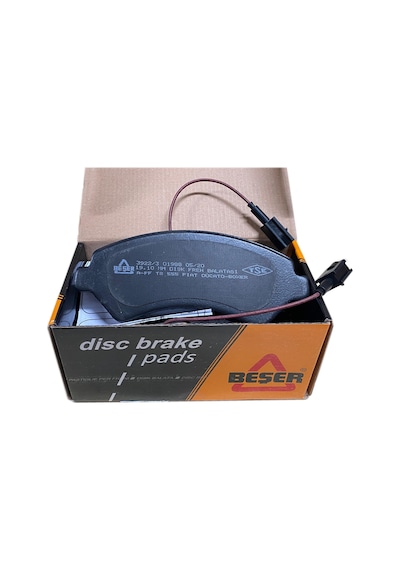 Beşer 3922/3 Ön Fren Balatası Fiat Ducato - Boxer Çift Fişli