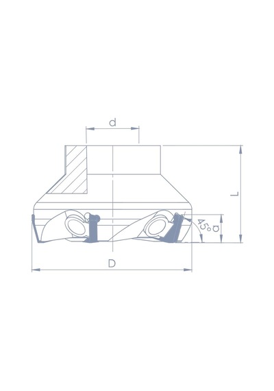 Fett Vrf45 - Sek12 - D063 - D22 - Z05 Vorgen Freze Takımı