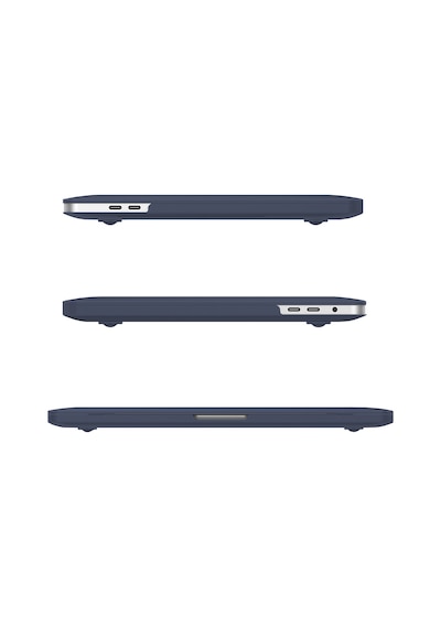 Blogy Apple Uyumlu MacBook Pro 16.2 İnç Crystal Fit Kılıf Mavi
