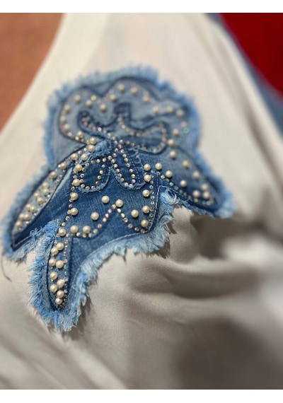 Büyük Beden Tencel V Yaka Taş İşlemeli Beli Lastikli Bol Paça Cepli Kadın Alt Üst Takım Ekru Büyük Beden Tencel V Yaka Taş İşlemeli Beli Lastikli Bol Paça Cepli Kadın Alt Üst Takım Ekru